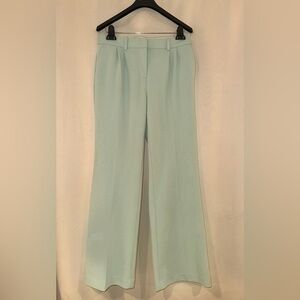 Petites Womens Pleated Crepe Dress Pants